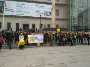 concentración endomarch madrid 2017 asociación endomadrid